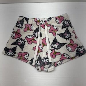 Sanrio My Melody Kuromi Fleece Lounge Shorts Womens Pajama Cozy Cute Size XS